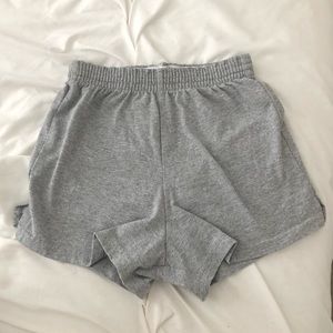light grey soffe shorts varsity